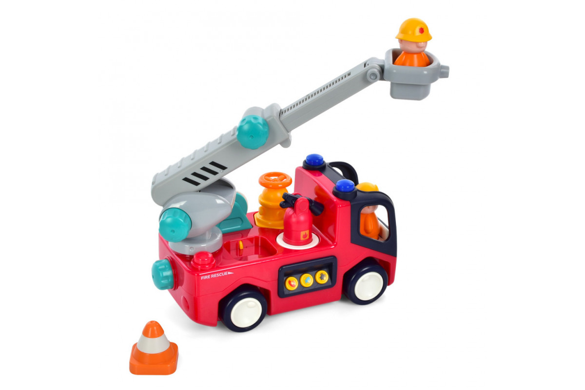 Детская Пожарная машинка Hola Toys E9998-HL со светом и звуком Детская Пожарная машинка Hola Toys E9998-HL со светом и звуком