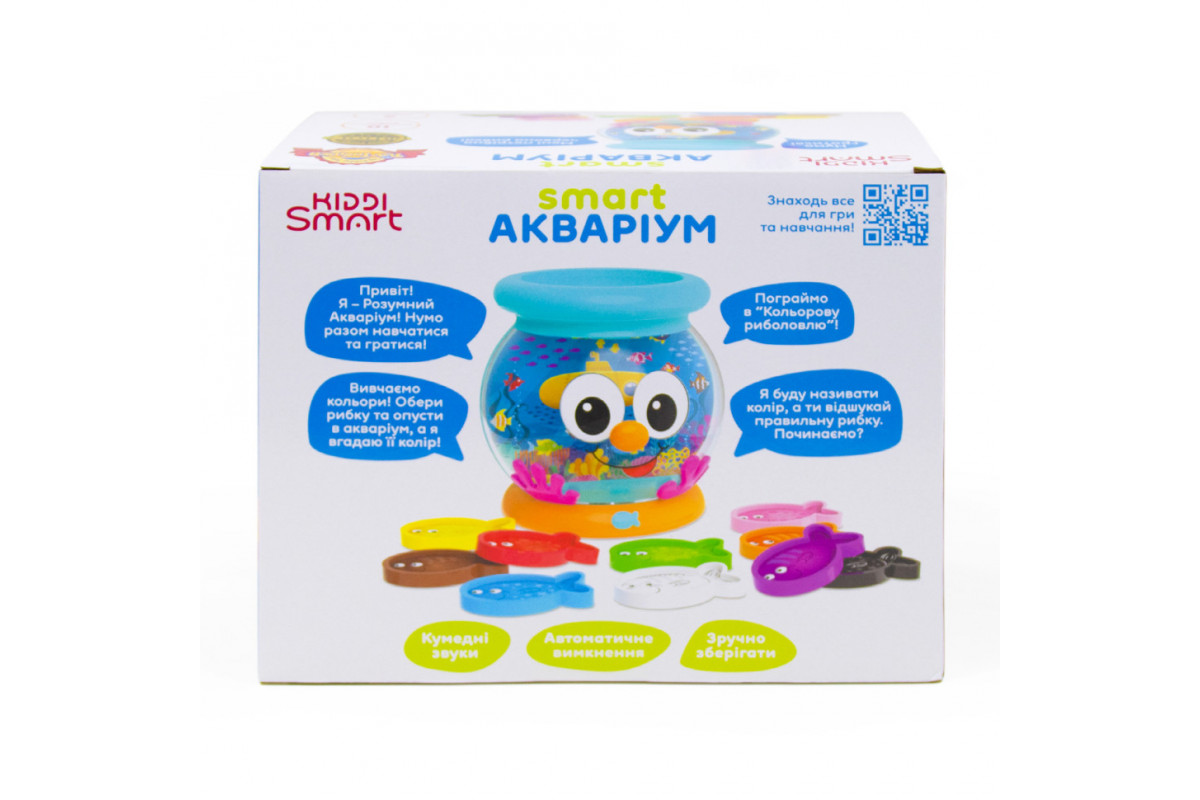 Інтерактивна навчальна іграшка Smart-Акваріум KIDDI SMART 207659 українська та англійська Інтерактивна навчальна іграшка Smart-Акваріум KIDDI SMART 207659 українська та англійська