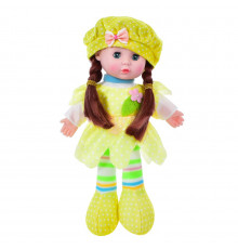 Дитяча Лялька LY3011(Yellow) м'яконабивна, 28 см, жовта