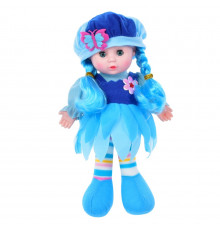 Дитяча Лялька LY3011(Blue) м'яконабивна, 28 см, синя