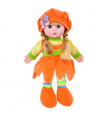 Дитяча Лялька LY3011(Orange) м'яконабивна, 28 см, помаранчева