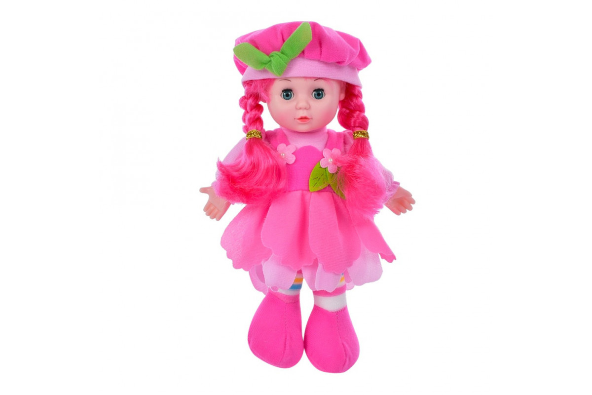 Дитяча Лялька LY3011(Pink) м'яконабивна, 28 см, рожева Дитяча Лялька LY3011(Pink) м'яконабивна, 28 см, рожева