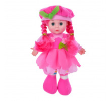 Дитяча Лялька LY3011(Pink) м'яконабивна, 28 см, рожева