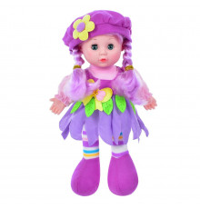 Дитяча Лялька LY3011(Violet) м'яконабивна, 28 см, фіолетова