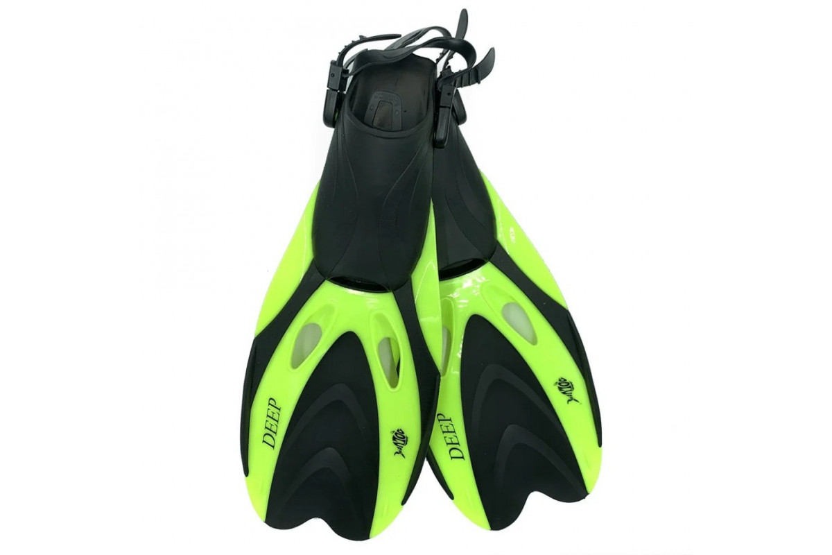 Ласти з відкритою п'ятою DLV Deep NE-66-43-46-Y розмір L/XL 43-46 салатові Ласти з відкритою п'ятою DLV Deep NE-66-43-46-Y розмір L/XL 43-46 салатові