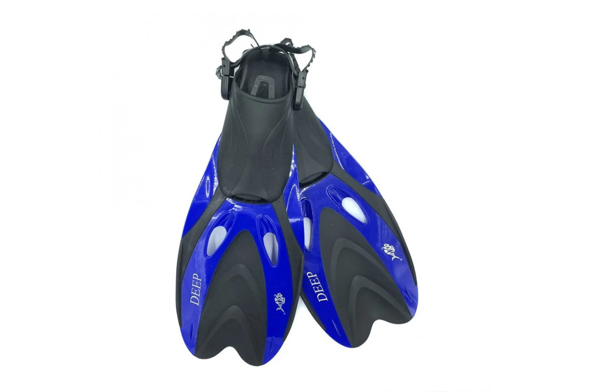 Ласти з відкритою п'ятою DLV Deep NE-66-43-46-B розмір L/XL 43-46 сині Ласти з відкритою п'ятою DLV Deep NE-66-43-46-B розмір L/XL 43-46 сині