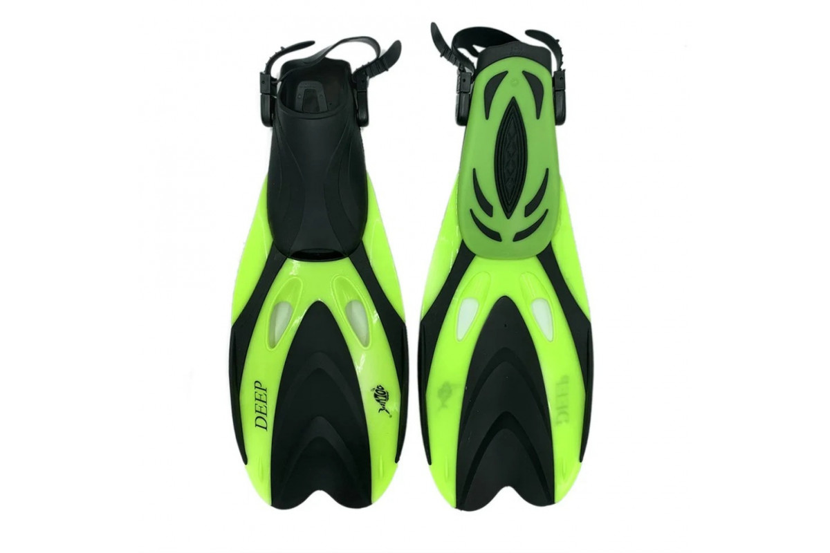 Ласти з відкритою п'ятою DLV Deep NE-66-43-46-Y розмір L/XL 43-46 салатові Ласти з відкритою п'ятою DLV Deep NE-66-43-46-Y розмір L/XL 43-46 салатові