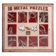 Набор головоломок 10 Metall Puzzles red Eureka 3D Puzzle 473358, 10 головоломок