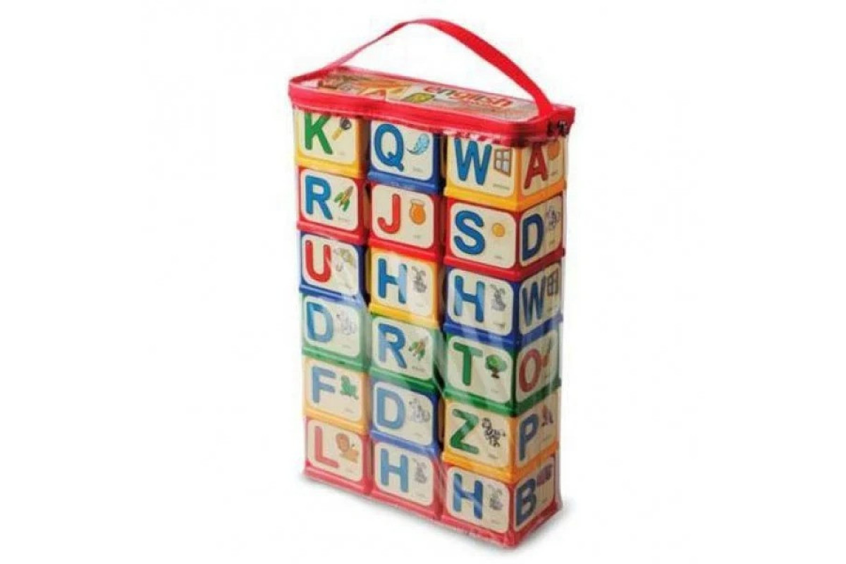 Детские развивающие кубики «English alphabet» 71054, 18 кубиков Детские развивающие кубики «English alphabet» 71054, 18 кубиков