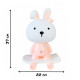Ночник детский «Зайка на скейте» MGZ-1407(Pink) питание от USB