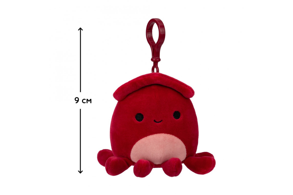 М'яка іграшка Кальмар Альтман Squishmallows SQCP00146 на кліпсі 9 см М'яка іграшка Кальмар Альтман Squishmallows SQCP00146 на кліпсі 9 см