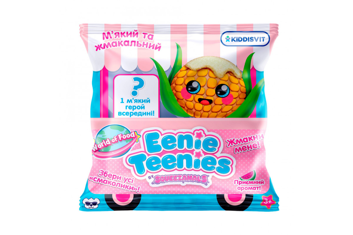 М'яка іграшка Смаколики Squeezamals Surprizamals SQ03890-5030 серії Eenie Teenies, 16 видів в асортименті М'яка іграшка Смаколики Squeezamals Surprizamals SQ03890-5030 серії Eenie Teenies, 16 видів в асортименті