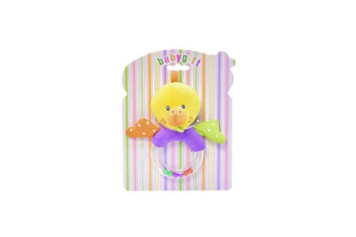 Погремушка мягкая Bambi C20561 Животные Утка Погремушка мягкая Bambi C20561 Животные Утка