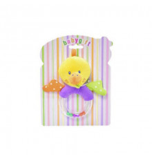 Погремушка мягкая Bambi C20561 Животные Утка
