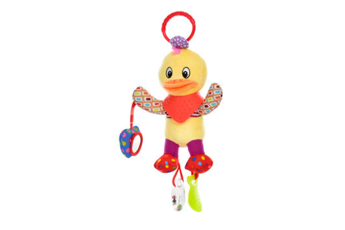Подвеска на коляску с прорезывателем A-Toys SKK-056 Утка Подвеска на коляску с прорезывателем A-Toys SKK-056 Утка