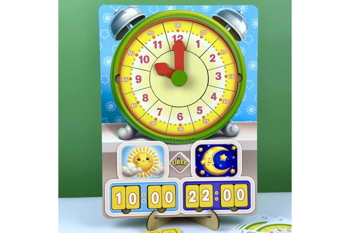 Развивающая игра Часы - Учим время (ПСД279) PSD279 Развивающая игра Часы - Учим время (ПСД279) PSD279