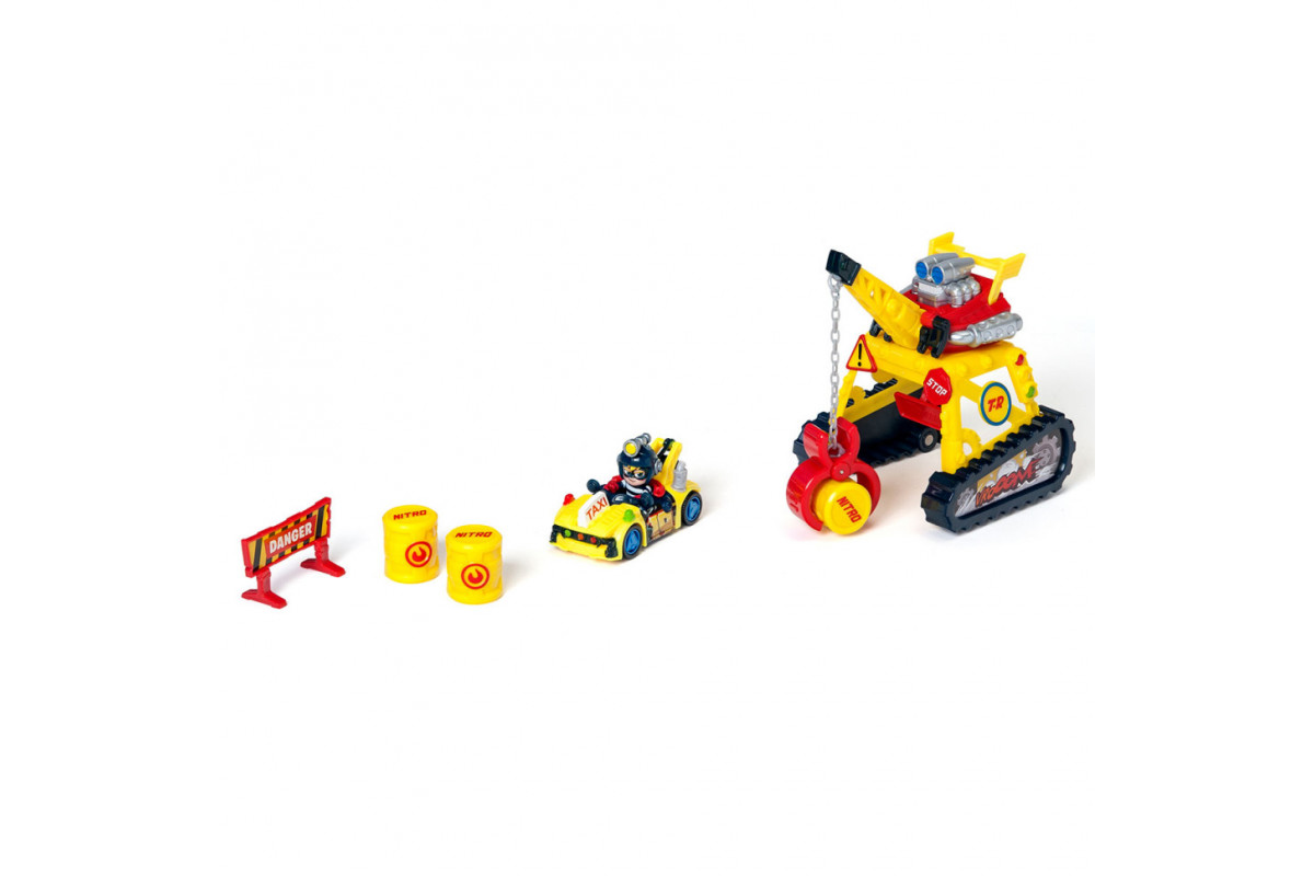 Игровой набор Турбокран T-Racers PTRSD014IN11 с аксессуарами Игровой набор Турбокран T-Racers PTRSD014IN11 с аксессуарами