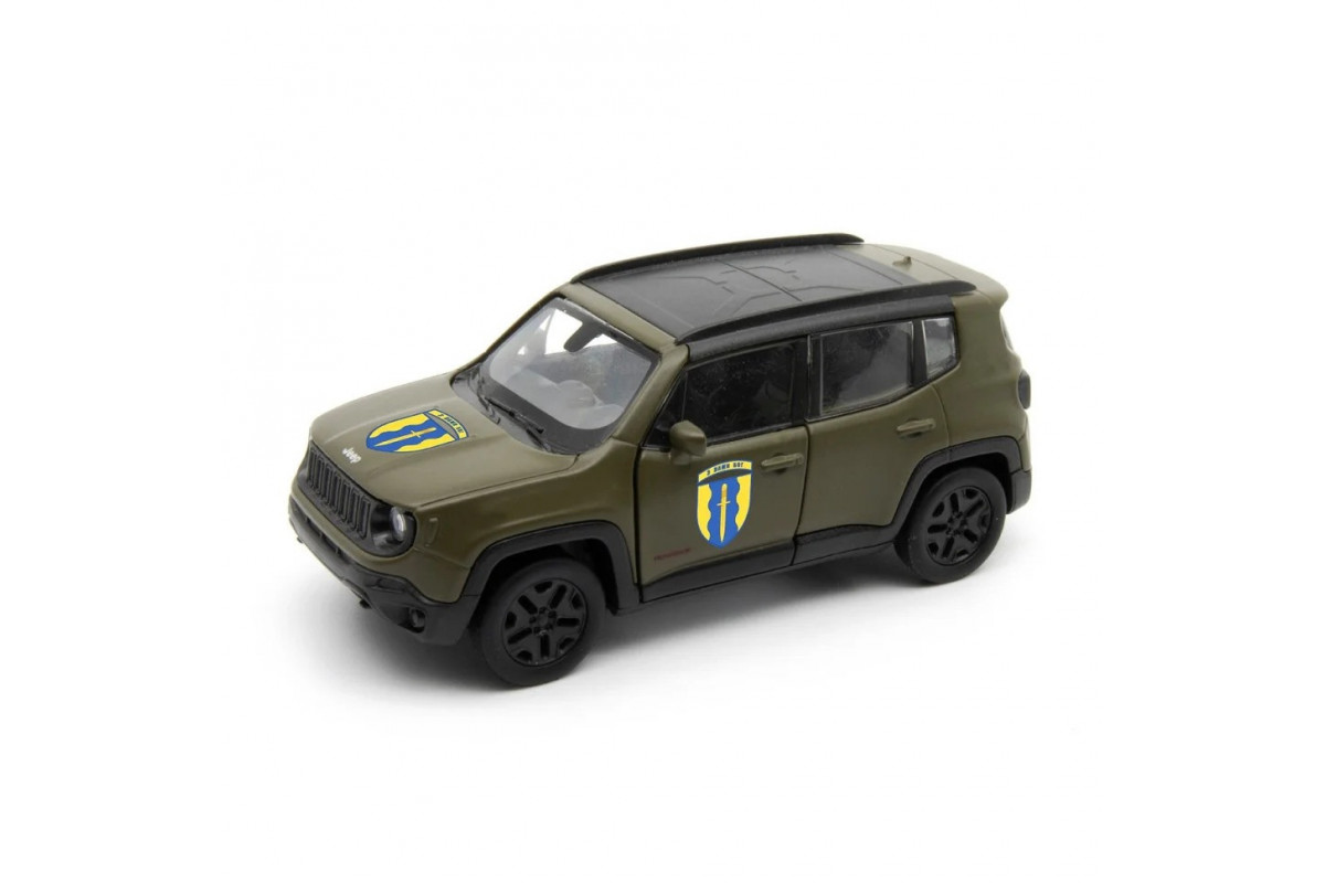 Автомодель серії «Шеврони Героїв» JEEP RENEGADE TRAILHAWK - «АЙДАР» TechnoDrive 250351W Автомодель серії «Шеврони Героїв» JEEP RENEGADE TRAILHAWK - «АЙДАР» TechnoDrive 250351W