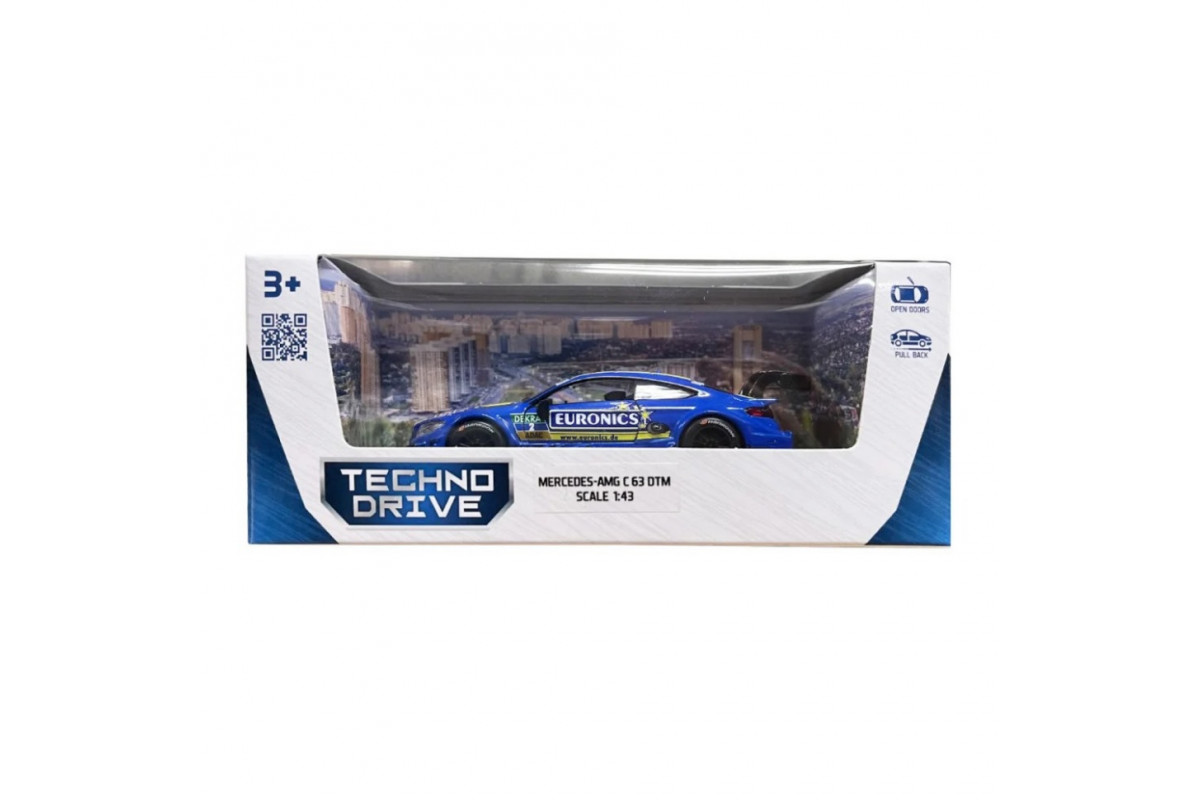 Машинка инерционная Mercedes-AMG C63 DTM TechnoDrive 250 355 масштаб 1:43 Машинка инерционная Mercedes-AMG C63 DTM TechnoDrive 250 355 масштаб 1:43