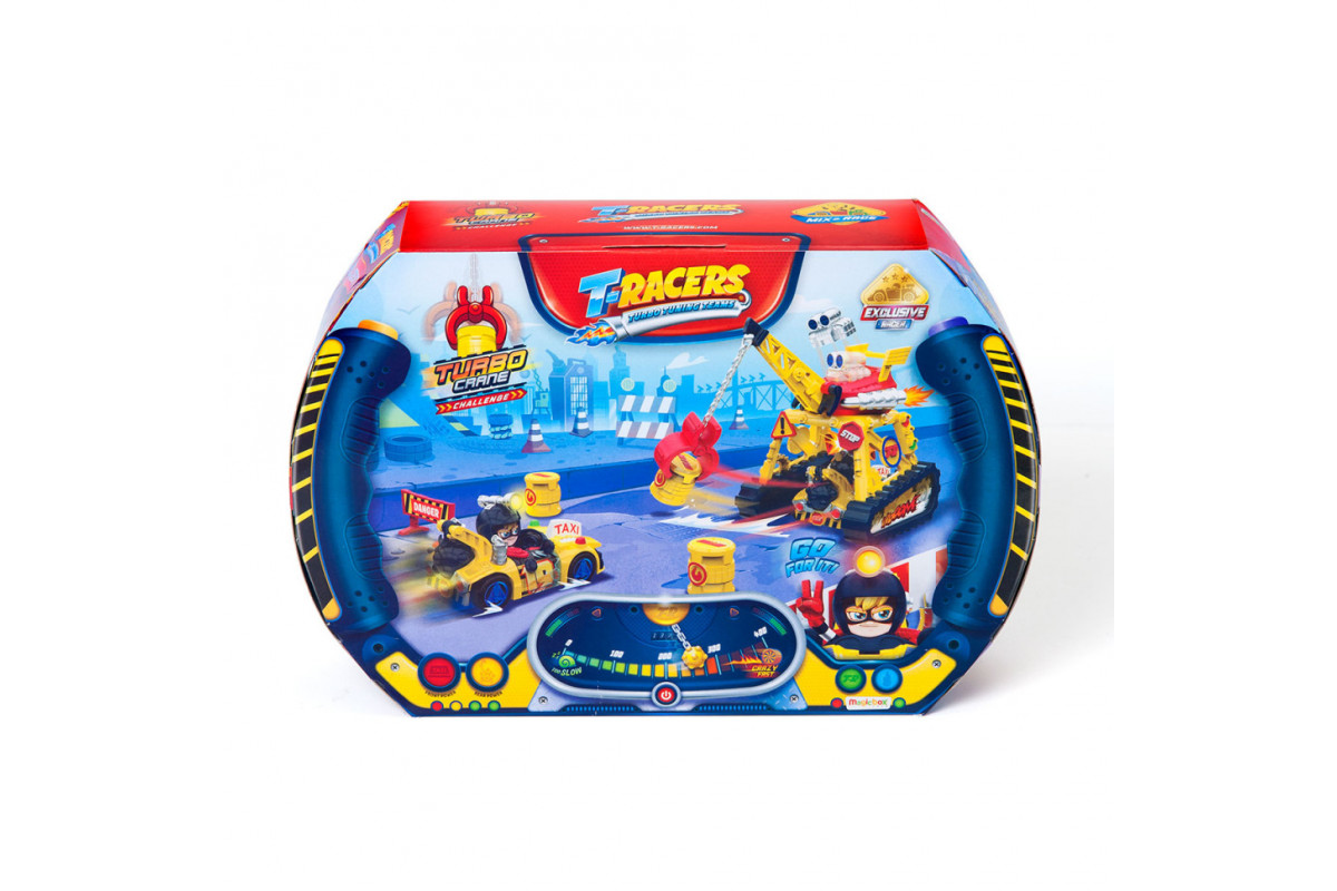 Игровой набор Турбокран T-Racers PTRSD014IN11 с аксессуарами Игровой набор Турбокран T-Racers PTRSD014IN11 с аксессуарами