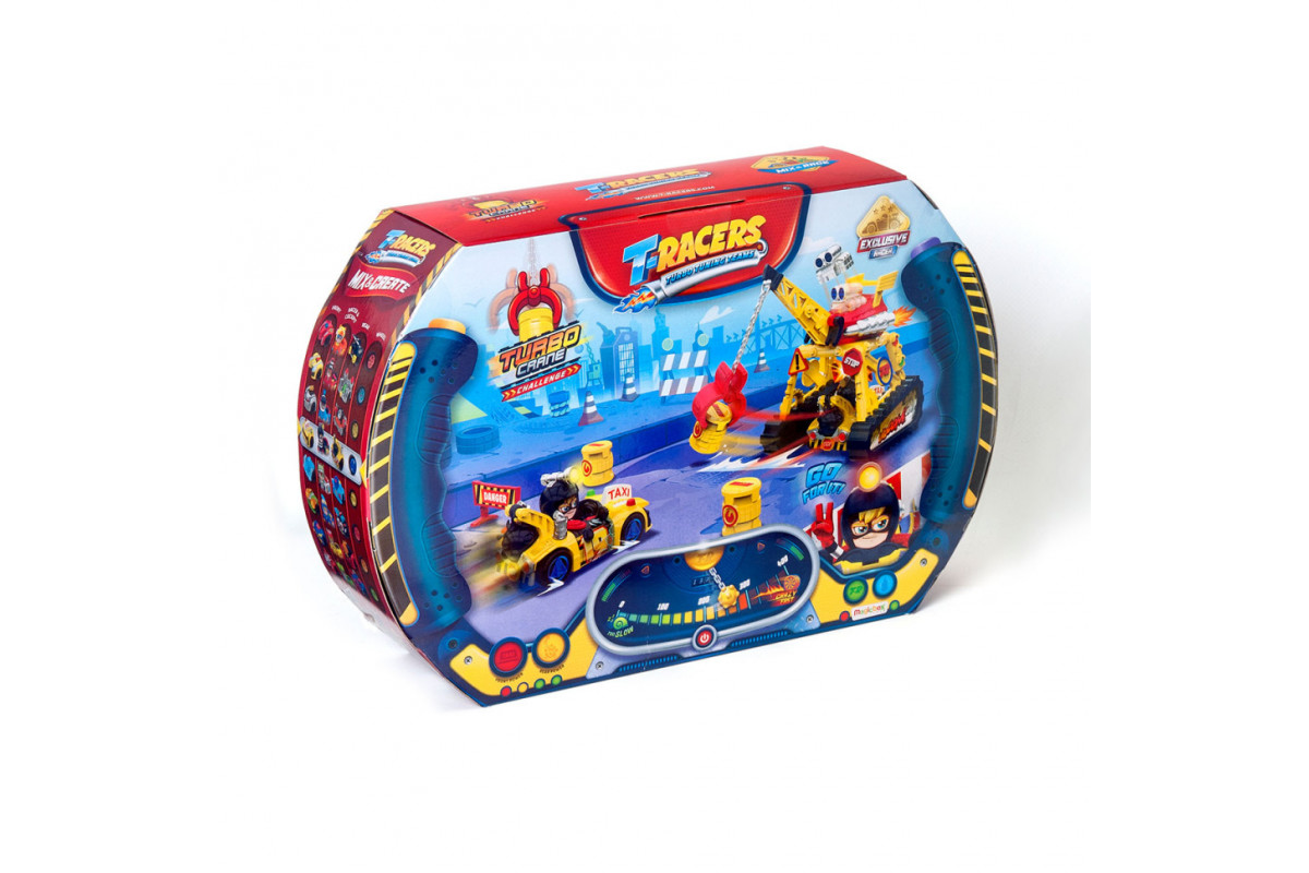 Игровой набор Турбокран T-Racers PTRSD014IN11 с аксессуарами Игровой набор Турбокран T-Racers PTRSD014IN11 с аксессуарами