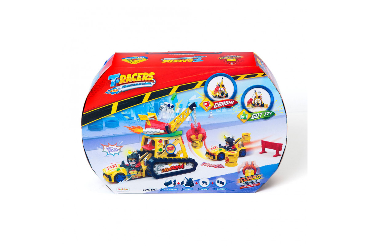 Игровой набор Турбокран T-Racers PTRSD014IN11 с аксессуарами Игровой набор Турбокран T-Racers PTRSD014IN11 с аксессуарами