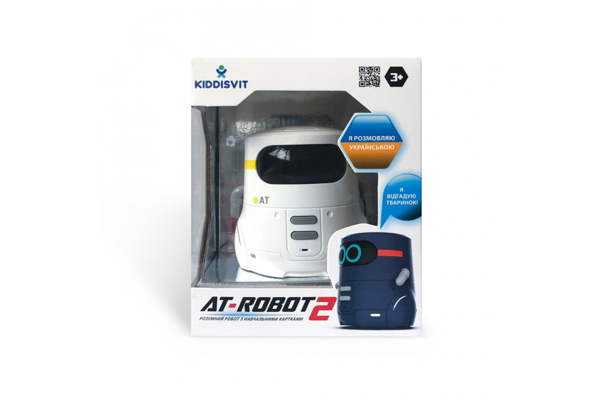 Розумний робот з навчальними картками AT-ROBOT 2 AT002-01-UKR сенсорне керування