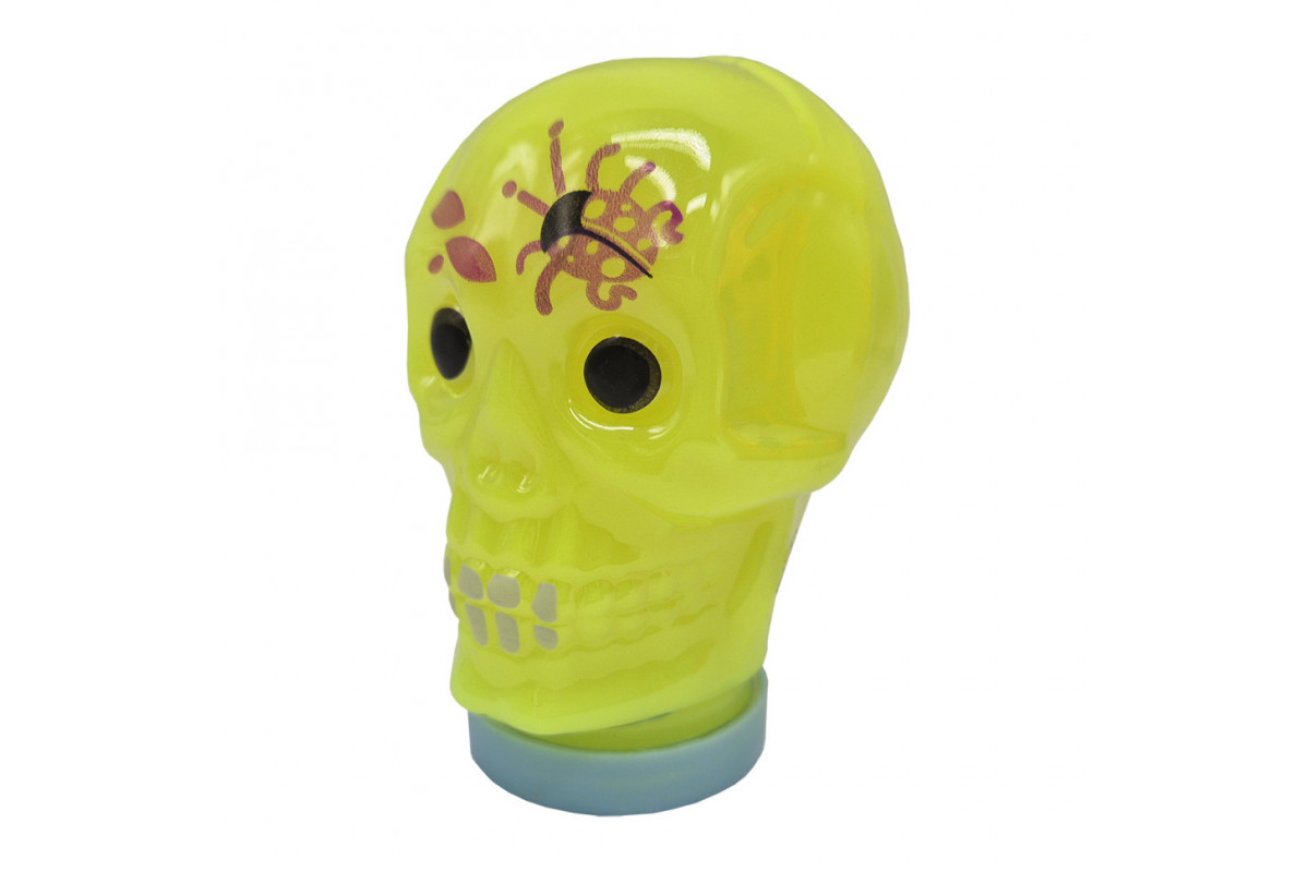 Детский антистресс-слайм Череп Skull 80174, 100 мл Желтый Детский антистресс-слайм Череп Skull 80174, 100 мл Желтый