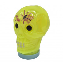 Детский антистресс-слайм Череп Skull 80174, 100 мл Желтый