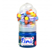 Игрушка-антистресс Слайм Mi-mi Slimi 71827ST(Blue) с помпонами