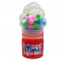 Іграшка-антистрес Слайм Mi-mi Slimi 71827ST(Red) з помпонами
