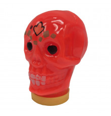 Детский антистресс-слайм Череп Skull 80174, 100 мл Красный
