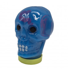 Детский антистресс-слайм Череп Skull 80174, 100 мл Голубой
