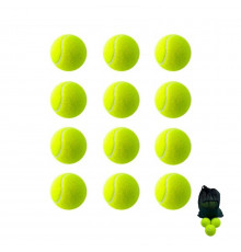 Набор мячей для большого тенниса SWDN Tennis Ball NE-TT-12 в чехле 12 штук