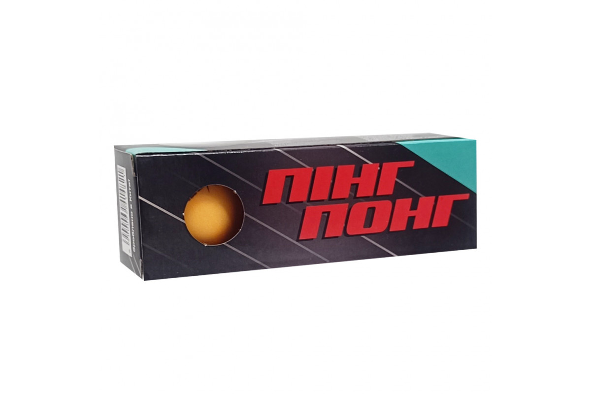 Мячи для настольного тенниса TT24181(Orange) 40 мм, 3 шт.