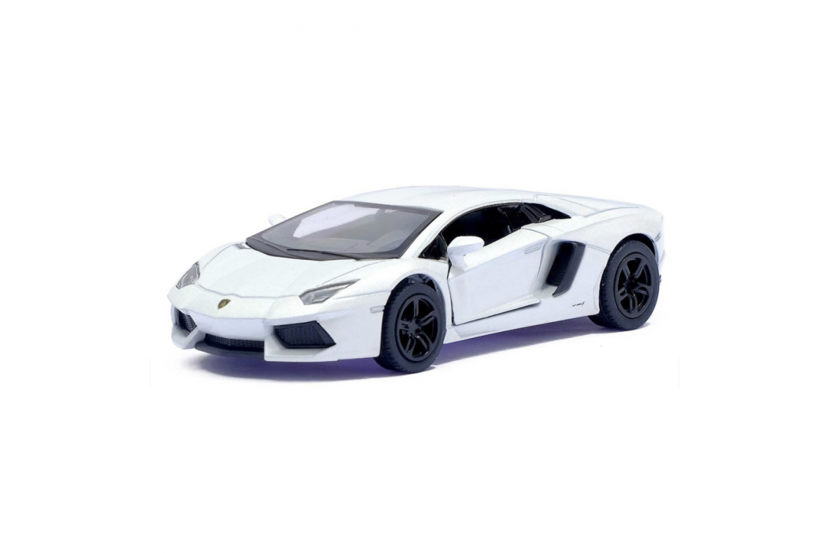 Автомодель легкова LAMBORGHINI AVENTADOR LP 700-4, 5'' KT5355W, 1:38 Білий