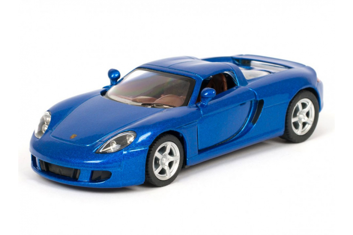 Детская модель машинки Porsche Carrera GT Kinsmart KT5081W инерционная, 1:36 Blue