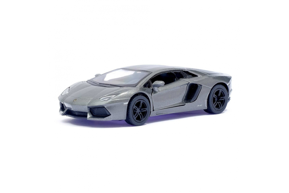 Автомодель легковая LAMBORGHINI AVENTADOR LP 700-4, 5'' KT5355W, 1:38 Серый