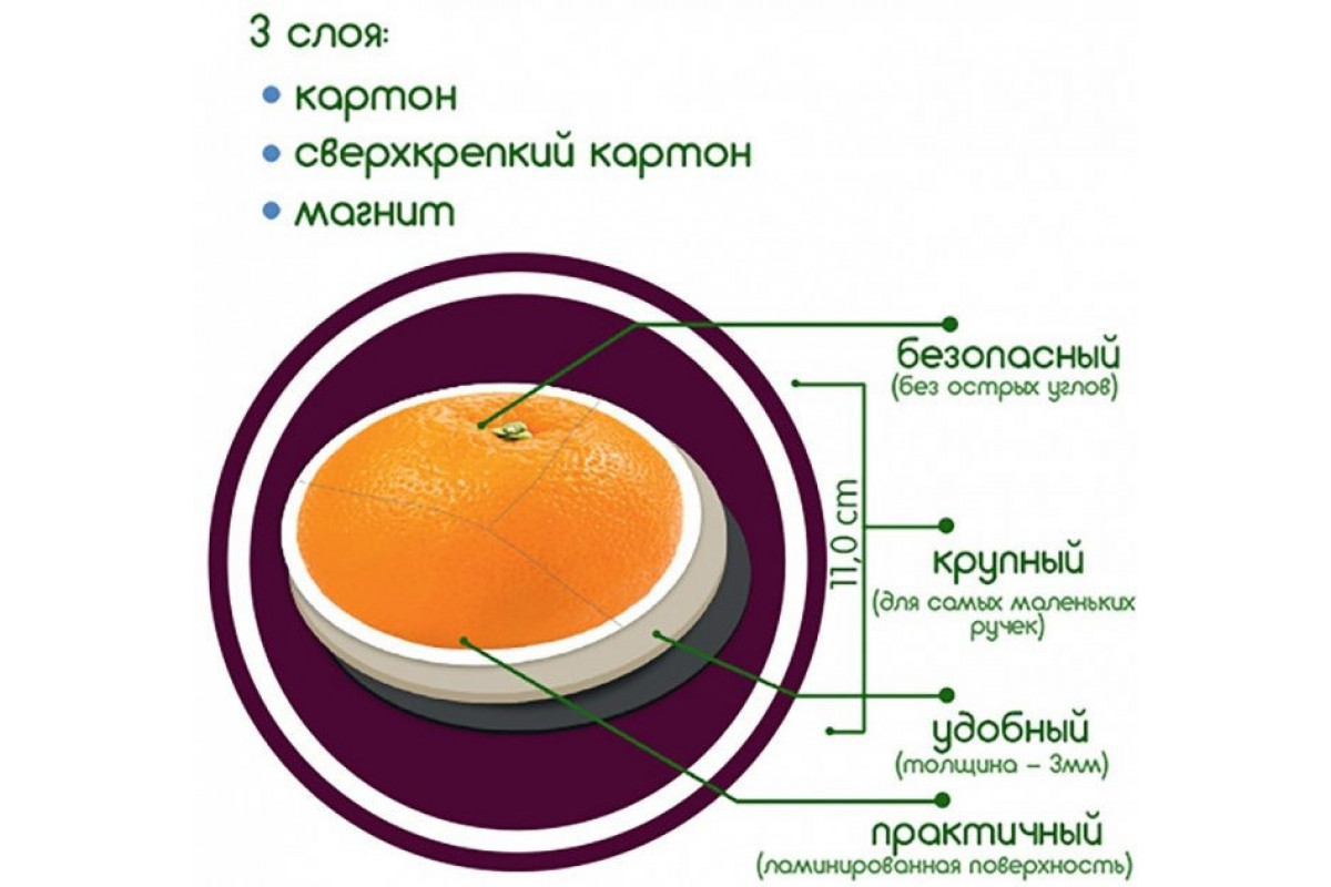 Набор магнитов Magdum Baby puzzle 