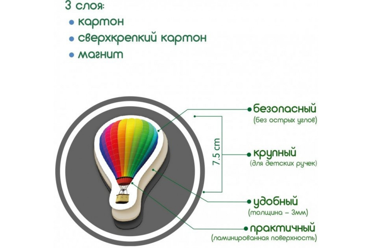 Набор магнитов Magdum Транспорт ML4031-17 EN