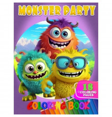 Розмальовка для дітей Monster Party А05122406 формат А4