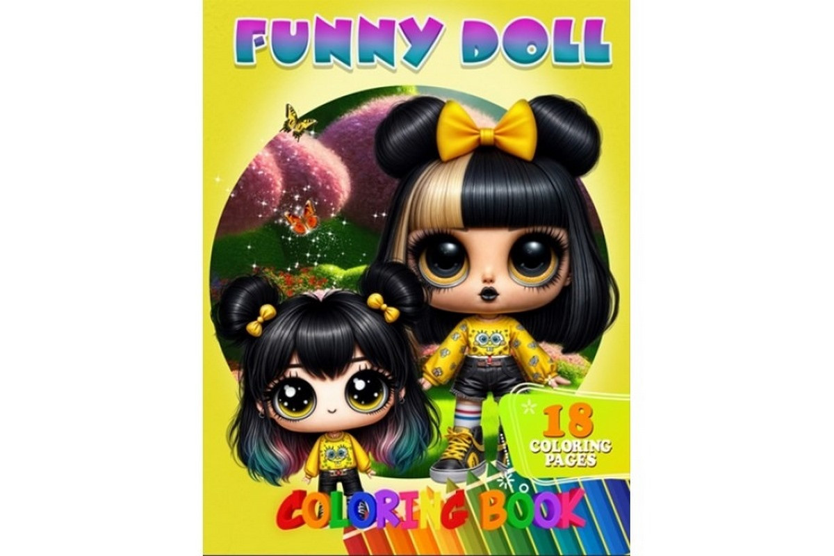 Розмальовка для дітей Funny Doll А05122405 формат А4