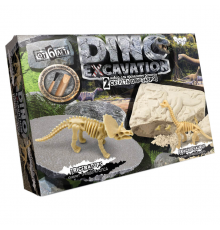 Дитячий набір для проведення розкопок динозаврів DINO EXCAVATION DEX-01  Трицератопс 