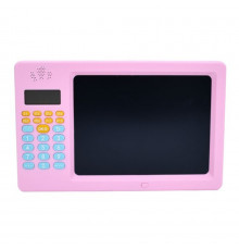 Калькулятор розвиваючий TD202373(Pink) з планшетом для малювання 