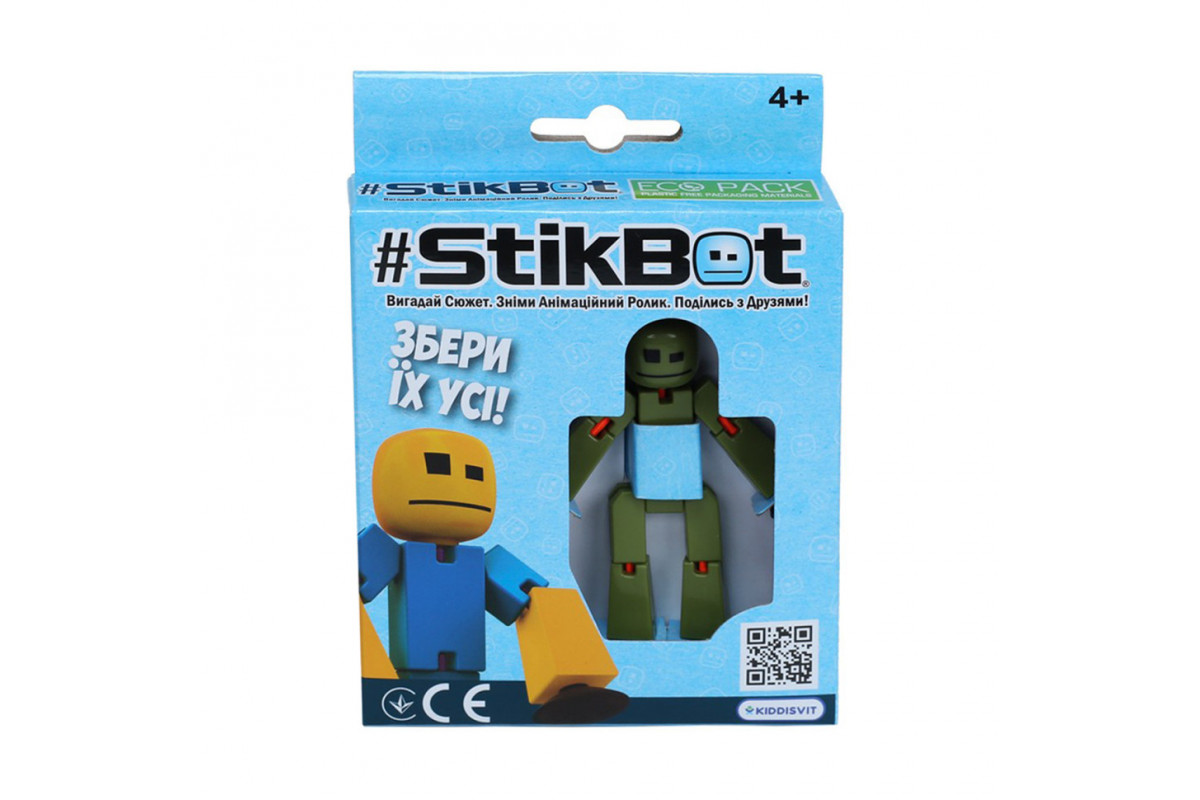 Фігурка для анімаційної творчості StikBot TST616-23UAKDM мілітарі  