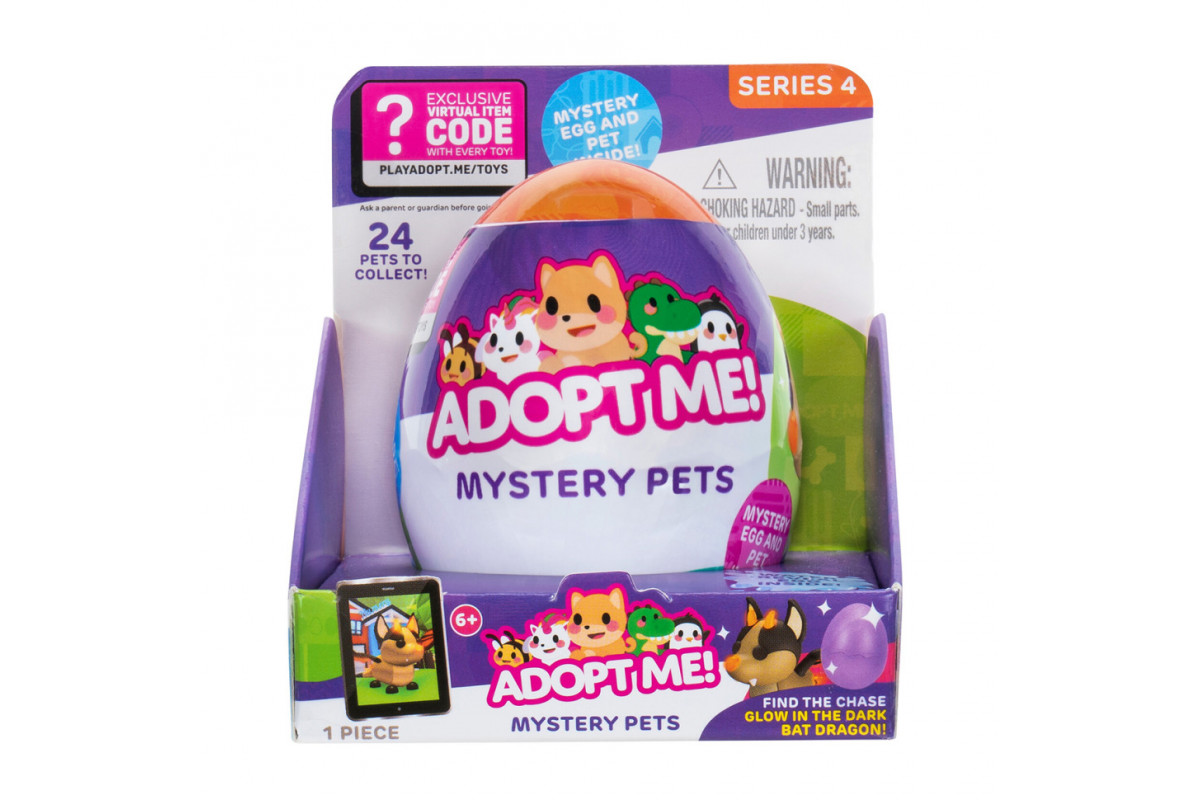 Іграшка-сюрприз у яйці Казкові тварини Adopt Me! AME0107 в асортименті 24 види Іграшка-сюрприз у яйці Казкові тварини Adopt Me! AME0107 в асортименті 24 види