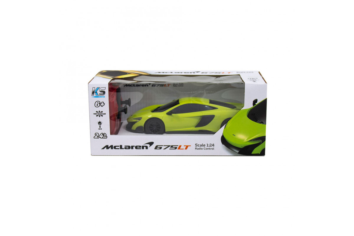 Автомобіль на радіокеруванні MCLAREN 675LT KS DRIVE 124GMGR масштаб 1:24, 2.4Ghz Автомобіль на радіокеруванні MCLAREN 675LT KS DRIVE 124GMGR масштаб 1:24, 2.4Ghz