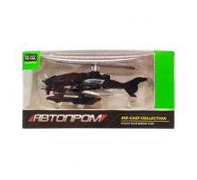 Дитяча металева машинка АвтоПром 7629 масштаб 1:64   Вертоліт 