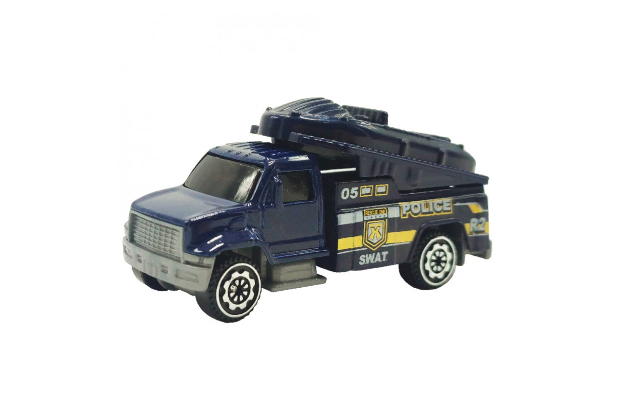 Машинка іграшкова Спецтехніка АвтоПром 7637 масштаб 1:64, металева Police 05 Машинка іграшкова Спецтехніка АвтоПром 7637 масштаб 1:64, металева Police 05