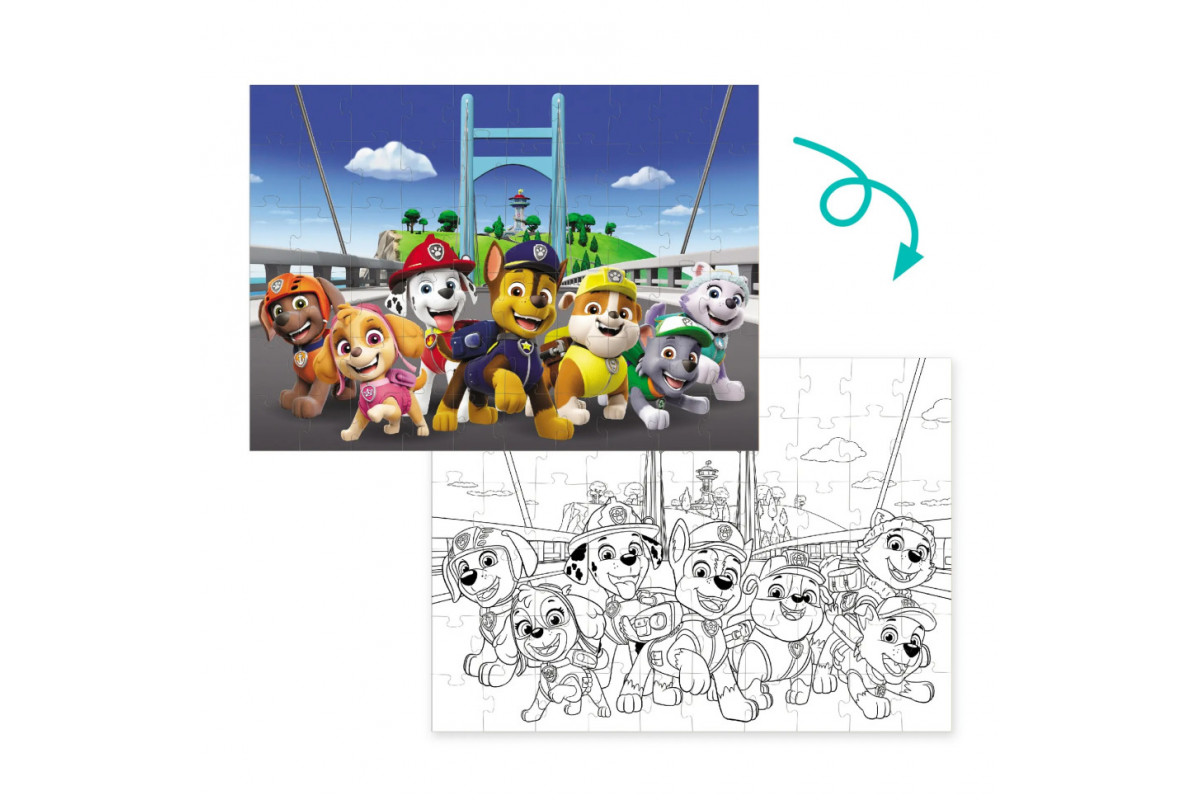 Детские Пазлы 2 в 1 Paw Patrol Детские Пазлы 2 в 1 Paw Patrol